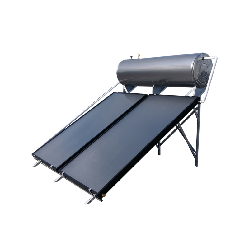 China High Quality Solar Assisted Heat Pump Water Heater Supplier –  80 Gallon Solar Geyser with Flat Plate Collector for Home Compact Type  – solarshine