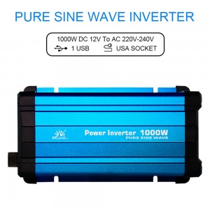 1000W 12V 24V 48V Dc To 110V 230V Ac Pure Sine Wave Power Inverter