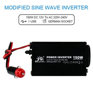 150W 12V Dc To Ac 110V 230V Modified Sine Wave Inverter