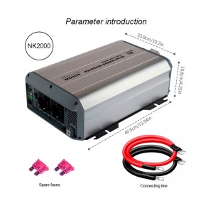 2000W Pure Sine Inverter with APP PC Remote Controller Swicth 50Hz/60Hz