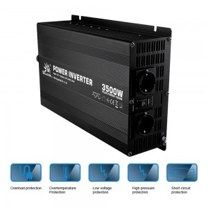 3500W DC to AC Power Inverter 12V/24V/48V to 110V/230V Modified Sine Wave