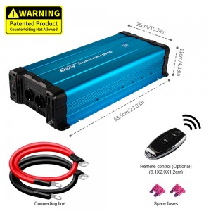 4000W 12V 24V 48V Dc To 110V 220V Ac Pure Sine Wave Power Inverter For Home