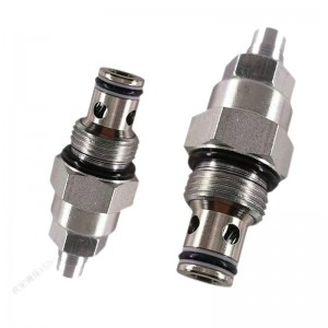 Manually adjustable flow control hydraulic valve NV08