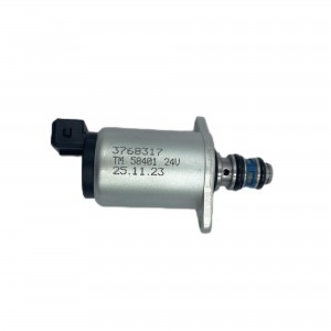 393000M024 Excavator hydraulic pump solenoid valve အချိုးကျ solenoid valve 3768317