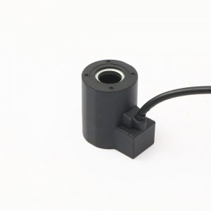 Solenoid valve coil suitable for excavator safety lock