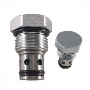 Hydraulic one-way valve CCV10-20 is threaded with check valve pressure maintaining valve DF10-05 hydraulic valve