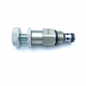 Hydraulic threaded cartridge valve Direct acting relief valve CRV-08