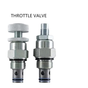 Hydraulic one-way throttle valve LFC-08 stop valve koloi ea mohatla phallo ea phallo ea valve DLF-08 e ka fetoloa ka letsoho.