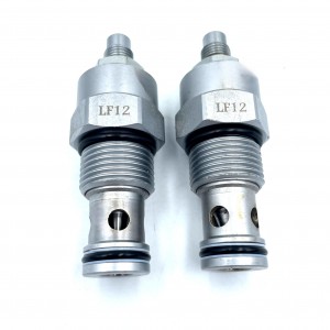 Гидротехник клапан Троттель клапан җепле картридж клапан LF12 Агым белән идарә итү клапаны LNV-12
