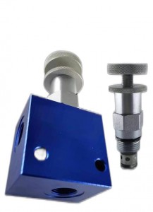 Hydraulic relief valve RV-10 nga adunay hydraulic valve block base pipeline pressure relief valve threaded plug-in direct-acting relief valve