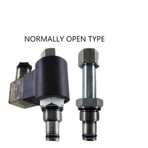 Hydraulic system solenoid valve SV08-21 kasagarang bukas nga electromagnetic reversing valve DHF08-221 hydraulic electric one-way pressure nga nagmintinar