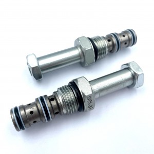 Threaded cartridge valve kev taw qhia tswj valve SV08-31 hydraulic valve