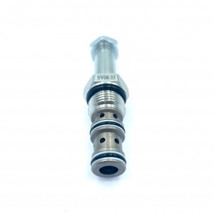 Hydraulic screw cartridge valve DHF08-233 imyanya ibiri-inzira-eshatu ihindura solenoid valve SV08-33