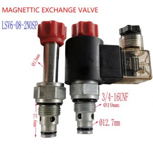 Inseriu una vàlvula de solenoide hidràulica a la rosca de l'electrovàlvula normalment oberta SV6-08-2N0SP