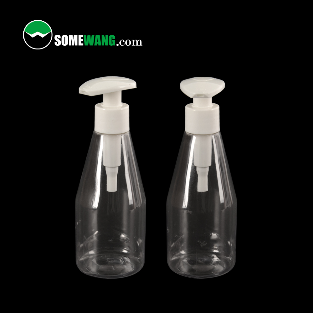 High Quality Customize 200ml PET Shaped Bottle Shampoo Wash Lotion Pump Bottle