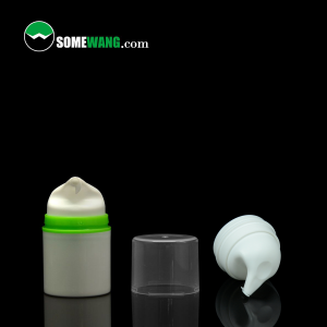 Cosmetic 35ml 50ml 75ml 100ml 120ml 150ml 200ml white pp airless bottle 1oz airless lotion bottle