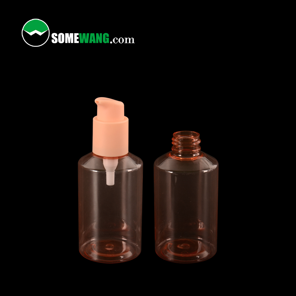 150ml Cosmetic Packaging Emulsion Spray Pump Plastic PET Bottle Shampoo Skin Care Customize Shape Color