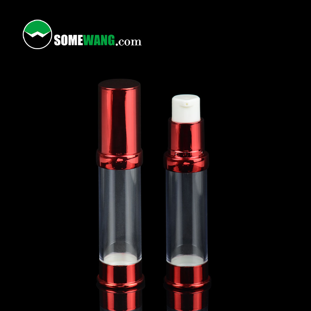 Somewang Plastic Medicine Bottle Factory –  Wholesale 5ml 7ml 10ml AS red cosmetic airless serum bottle – SOMEWANG