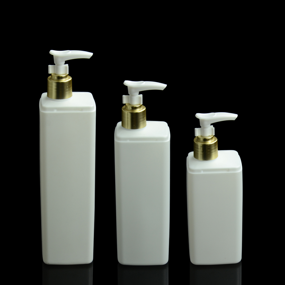 High Quality 300ml 400ml 500ml PE Bottle with Outer Cover Shampoo Bottle