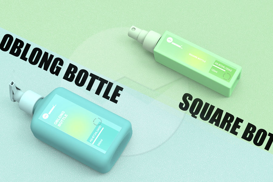 Oblong Bottle & Square Bottle