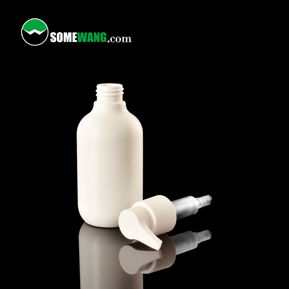 Wholesale Hand Wash Lotion Pumps Shampoo Bottle 300ml PE Customized Plastic Round Bottle