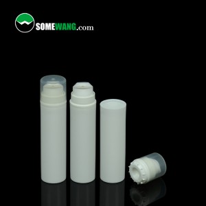 OEM Glass Airless Pricelist –  30ml 50ml white PP airless bottle vacuum pump lotion bottle used for skincare packaging – SOMEWANG