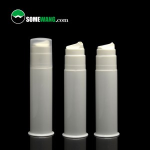 New Cheap White Cream 100g Airless Bottle With Pump For Toothpaste Plastic Vacuum Toothpaste Tube