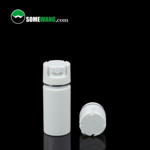 Custom airless spray bottle 30g 50g 80g 100g 120g 150g white PP plastic cosmetic lotion face cream airless pump bottle