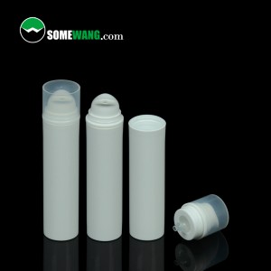 Direct factory plastic cosmetic airless bottle 15ml 15ml 50ml 80ml face eyes cream airless lotion spray pump bottle PP empty