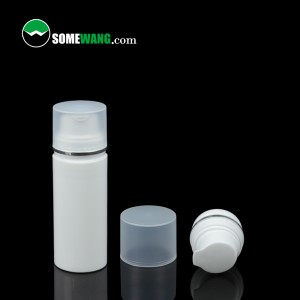 30ml/50ml/80ml/100ml/120ml/150ml Pp Airless Bottle White Baby Lotion Airless Pump Bottles Plastic Cosmetic Package