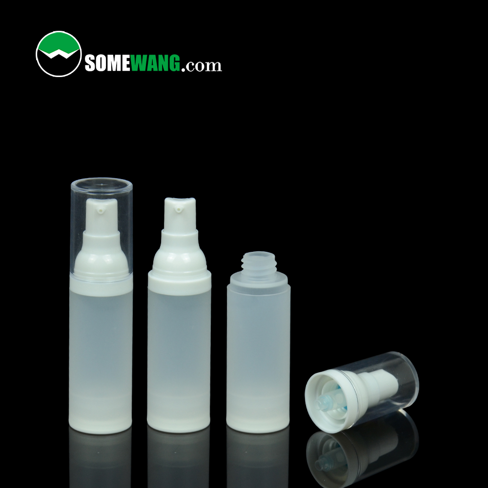 Somewang Pet Bottle Buyers Manufacturers –  Free Sample White 15ml 20ml 30ml 50ml Airless Pump Bottle Cosmetic,Plastic PP Airless Lotion Pump Bottle – SOMEWANG