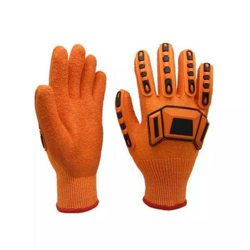 Nitrile Safety Gloves For Work Hot Sale Heavy Duty TPR Oil And Gas Mining Industry Impact Resistant Anti Cut Resistant