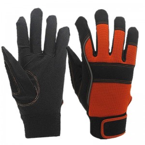 Werktuigkundige handskoene Pas Industrial Light Duty Palm Opgestopte Anti-vibrasie Sny Werk Veiligheid Hand