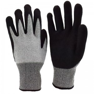 Рабочие защитные перчатки для мужчин, уровень 5, устойчивые к порезам, промышленные электрические защитные перчатки с нитриловым покрытием, механические, против порезов