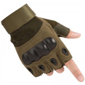 Taktîkî Gloves Amûrên Motorcycle Sport Combat Workout Half Finger Protective
