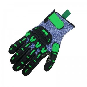 Sigurnosne rukavice za nošenje za muškarce prilagođene konstrukcije Zaštitne TPR mehaničke ruke protiv rezanja