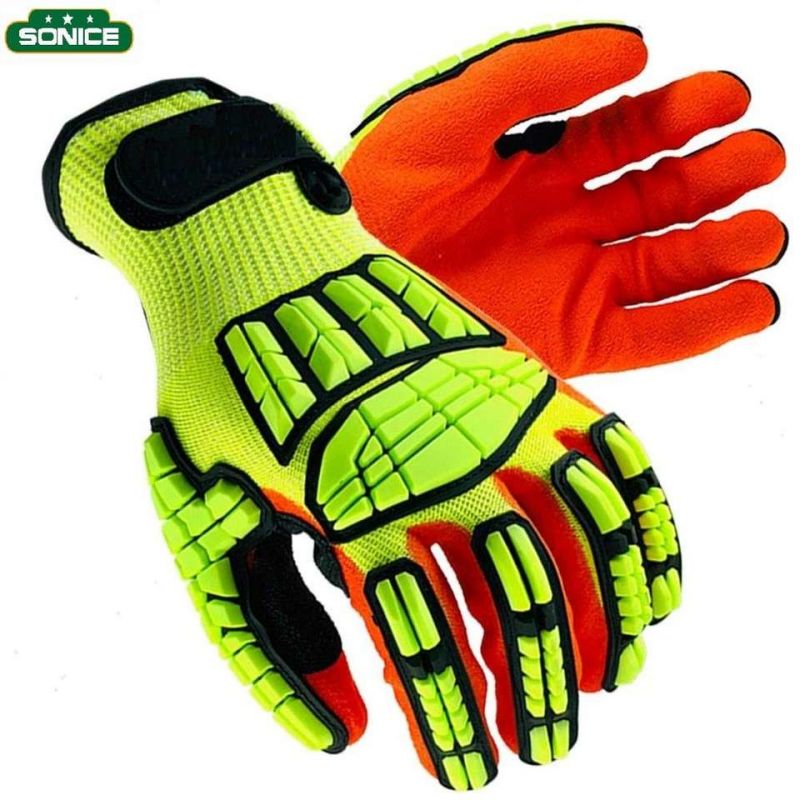Mechanic Work Gloves TPR Knuckle Protection Gloves - China TPR Glove and Working  Gloves price