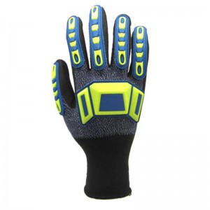 Safety Impact Gloves Mechanic Heavy Duty Industry Construction TPR Cut Resistant Working