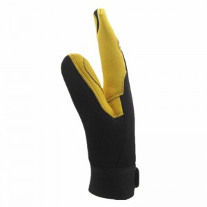 Pracovní bezpečnostní kožené rukavice Vysoce kvalitní konstrukce Průmyslové mechanické protiskluzové řízení