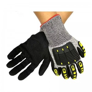 Pracovné rukavice pre mechanikov pracujúcich v stavebníctve Ochrana proti prerezaniu v priemysle Bezpečnostný vplyv
