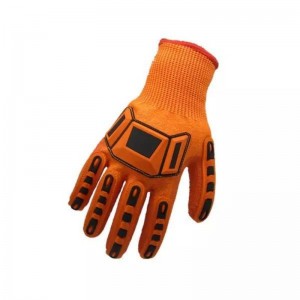 Nitril Feiligens Handschoenen Foar Wurk Hot Sale Heavy Duty TPR Oalje En Gas Mining Yndustry Impact Resistant Anti Cut Resistant