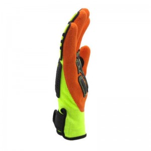 Робочі рукавички Промислові TPR Impact Construction Трикотажні робочі рукавички, стійкі до порізів