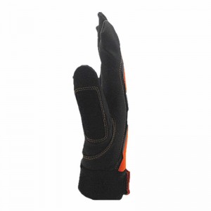 Mechanic Gloves Customize Industrial Light Duty Palm Padded Anti Vibration Cut Work Safety Tes