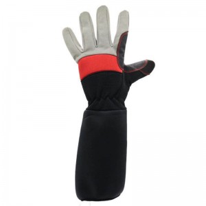 Mechanical Gloves Welding Gloves Long Sleeve Microfiber Synthetic Leather Soft Protective Hands Working Safety Gardening