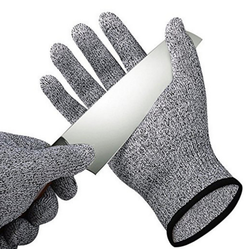 EvridWear Cut Resistant Gloves, Food Grade, Level 5 Protection, HPPE  (Medium, Gray)