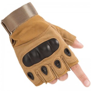 Tactical Gloves Equipment Motorcycle Sport Combat Workout Half Finger Protective