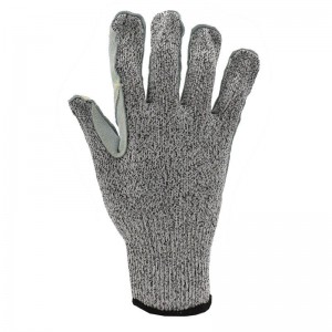 Cut Resistant Gloves Cow Leather Industrial Architect HPPE Level 5 Safety Working Mechanical Protection