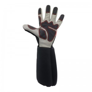 Mechanical Gloves Welding Gloves Long Sleeve Microfiber Synthetic Leather Soft Protective Hands Working Safety Gardening