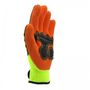 Working Gloves Industrial TPR Impact Construction Knitted Cut Resistant Work Gloves