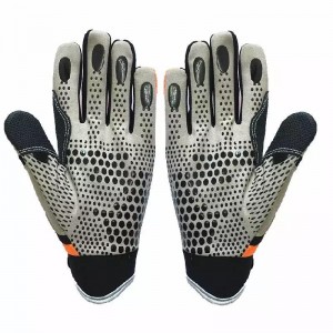 Protective Work Gloves Factory Direct Custom Construction Mechanic Silicone Palm Anti Slip Machine Safety